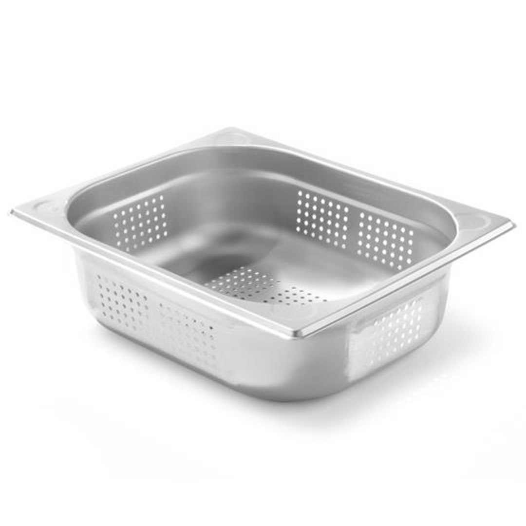 Pojemnik GN 1/2 Kitchen Line perforowany wys. 100 mm – Hendi 807330