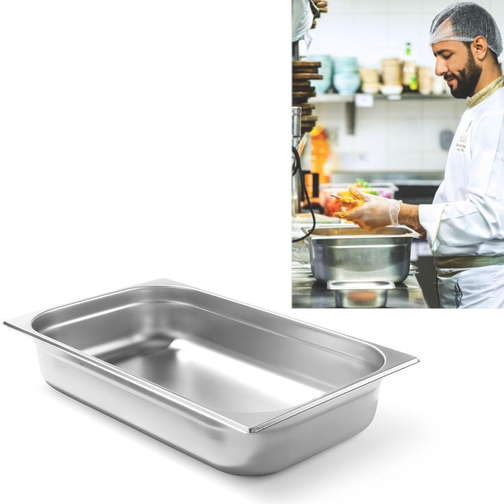 Pojemnik GN 1/1 stal nierdzewna Profi Line wys. 100 mm – Hendi 801222