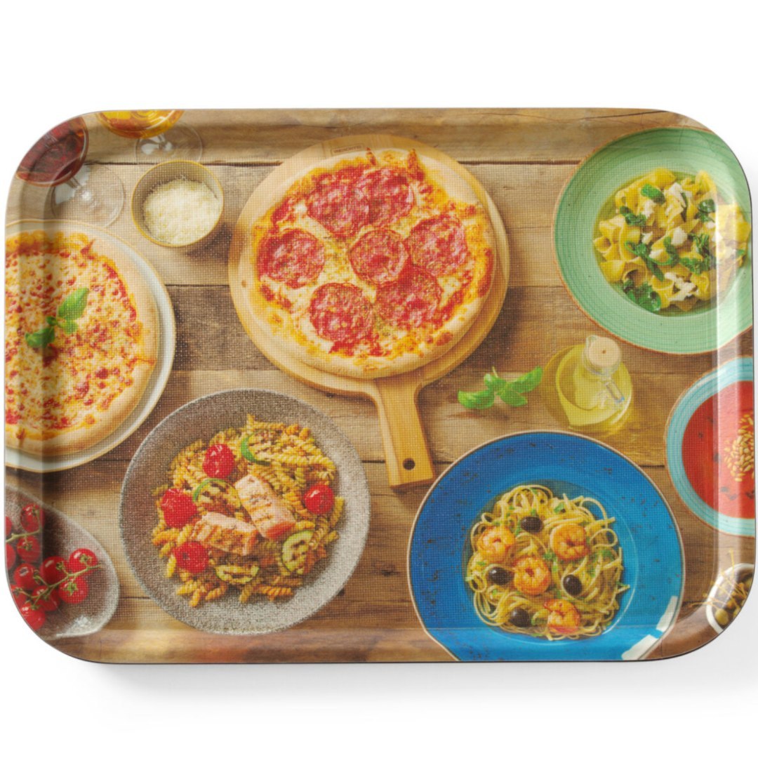 Taca antypoślizgowa do serwowania tasty pizza pasta 330 x 430 mm – Hendi 508015