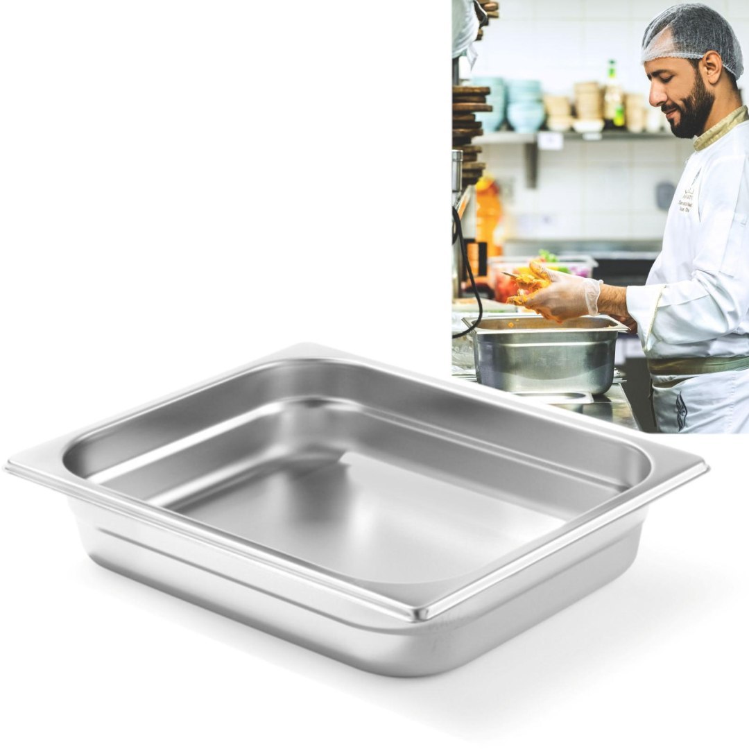 Pojemnik GN 1/2 stal nierdzewna Profi Line wys. 65 mm – Hendi 801437 Pojemnik GN 1/2 stal nierdzewna Profi Line wys. 65 mm – Hendi 801437