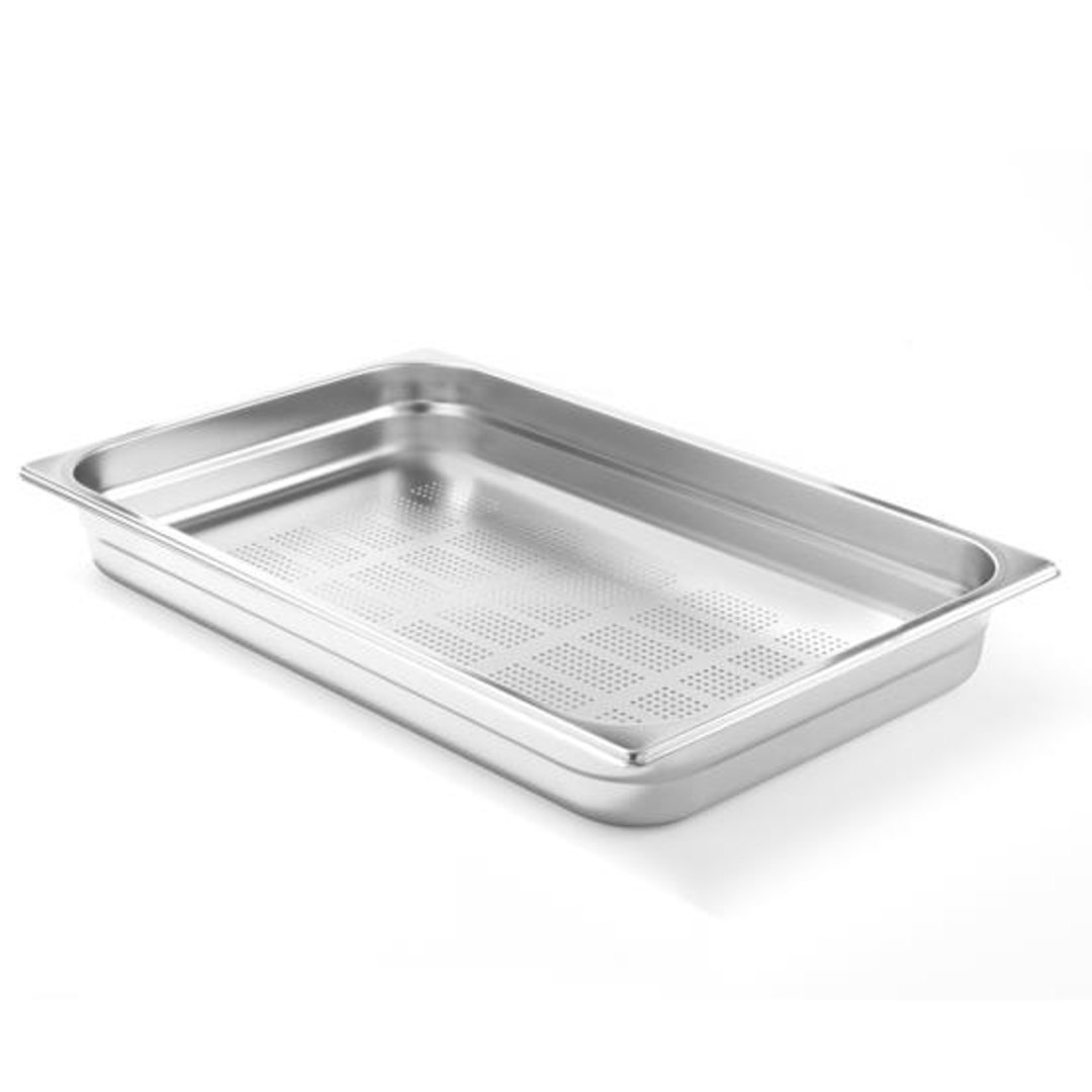 Pojemnik GN 1/1 perforowany wys.100 mm – Hendi 802229