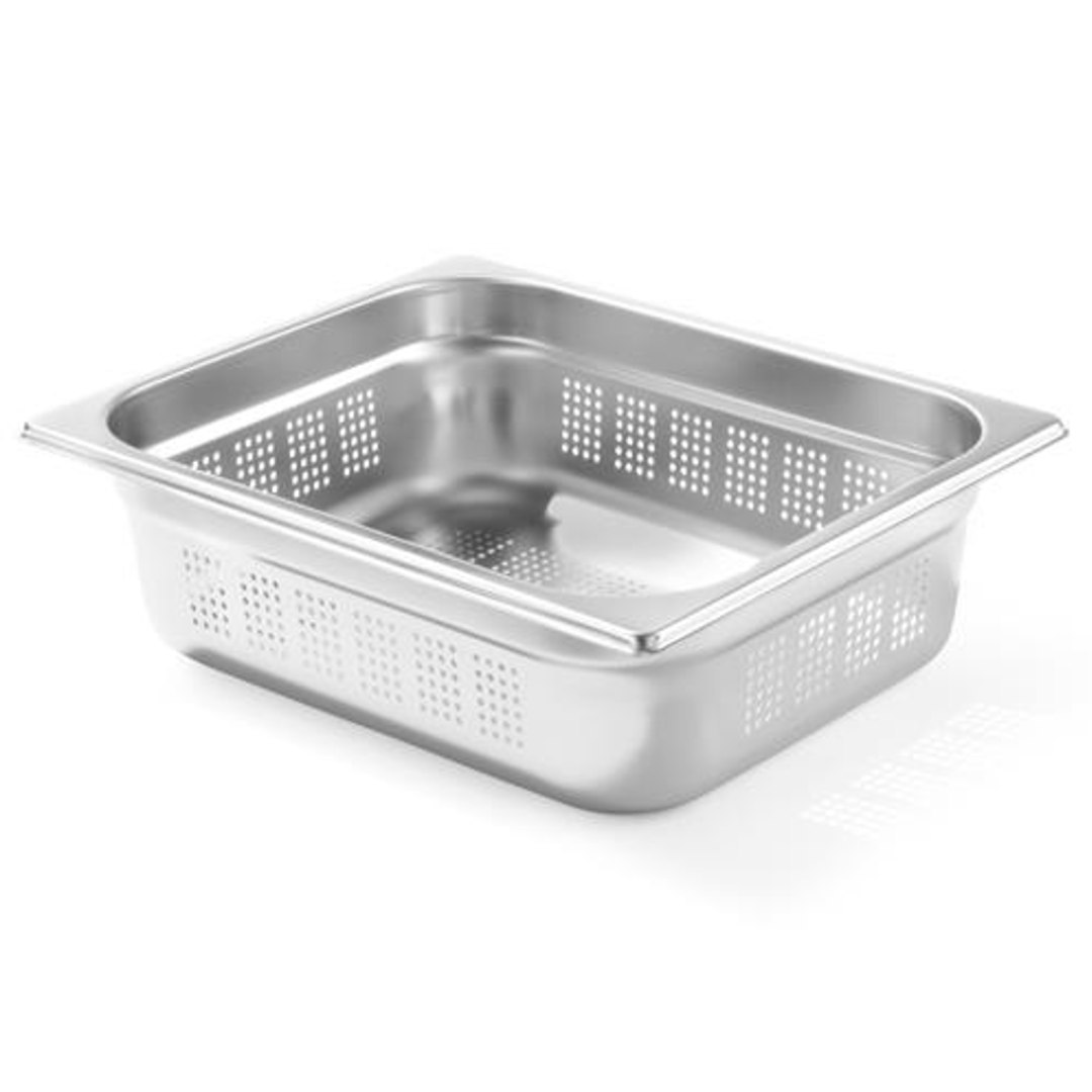 Pojemnik GN 1/2 perforowany wys. 100 mm – Hendi 802427