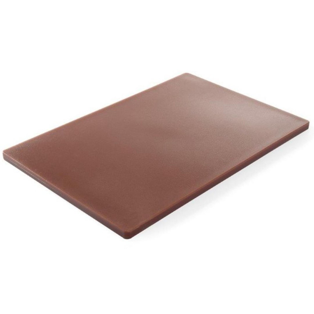 Deska do krojenia HACCP do mięsa i wędlin 450x300mm brązowa – Hendi 825556 Deska do krojenia HACCP do mięsa i wędlin 450x300mm brązowa – Hendi 825556