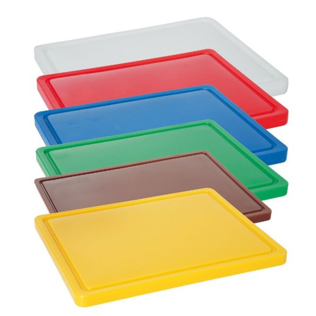 Deska do krojenia HACCP do nabiału GN 1/2 biała – Hendi 826102