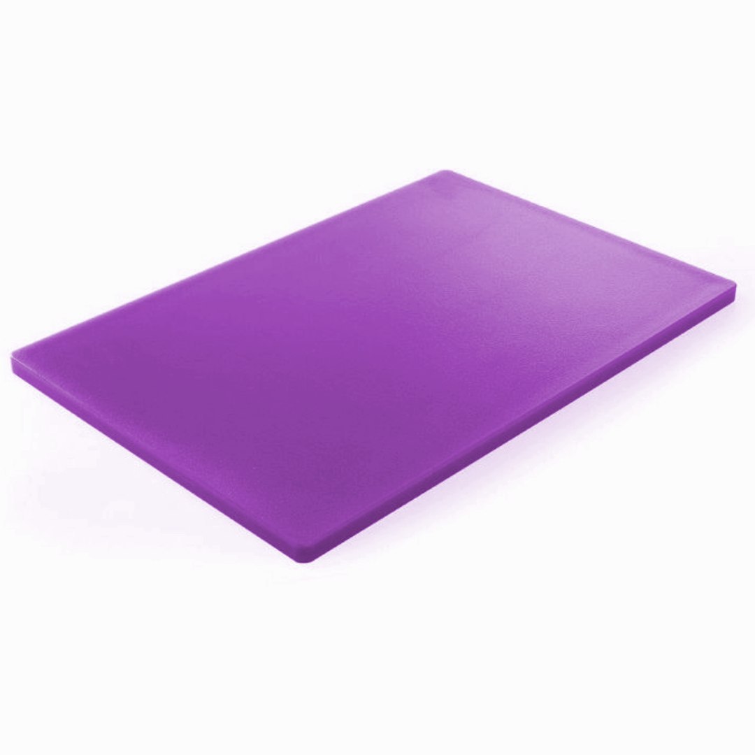 Deska kuchenna do krojenia HACCP HDPE dla alergików 45x30cm fioletowa – Hendi 825570 Deska kuchenna do krojenia HACCP HDPE dla alergików 45x30cm fioletowa – Hendi 825570