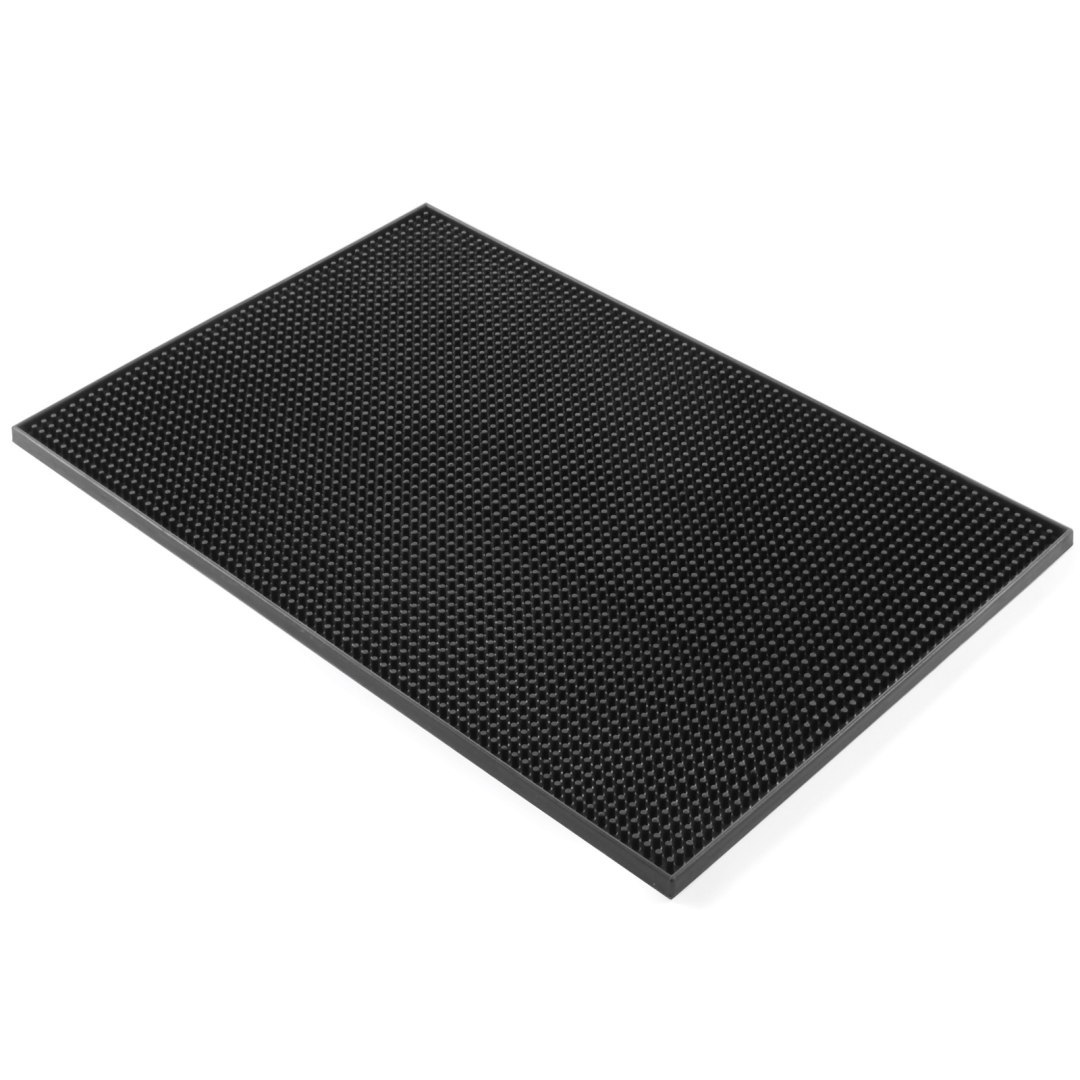 Mata podkładka barmańska pod szklanki do baru gumowa 45.3×30.5cm – Hendi 597972