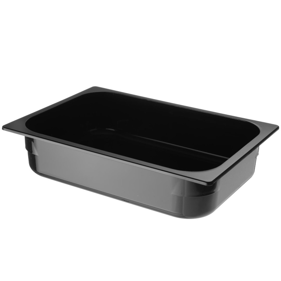 Kuweta pojemnik do lodów z poliwęglanu 360x250x80mm – czarny 5L – HENDI 807071