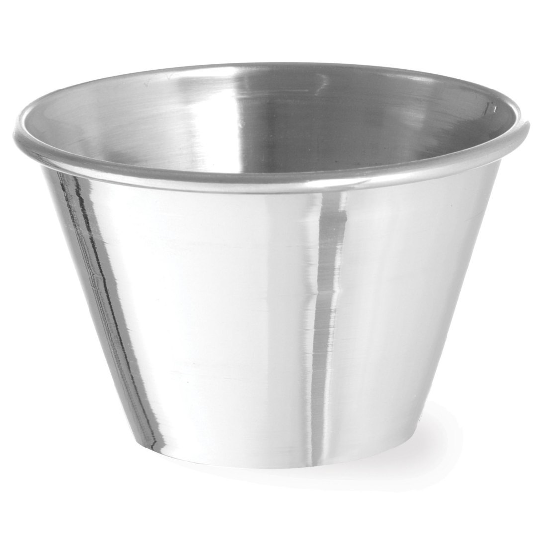 Miseczka ramekin naczynie do sosów dipów ze stali nierdzewnej śr. 73 mm 12 szt. 115 ml – Hendi 400036