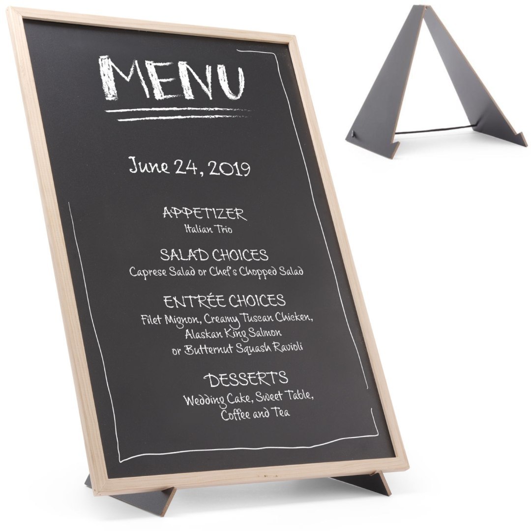 Tablica informacyjna reklamowa MENU z podstawą podpórką 40×60 cm – Hendi 664131 Tablica informacyjna reklamowa MENU z podstawą podpórką 40×60 cm – Hendi 664131