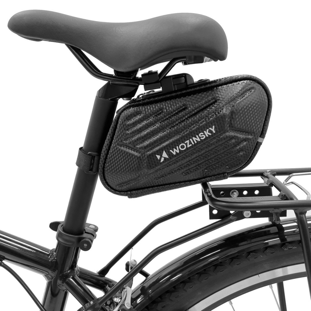 Torba rowerowa pod siodełko wodoodporna 1.5 l czarna Torba rowerowa pod siodełko wodoodporna 1.5 l czarna