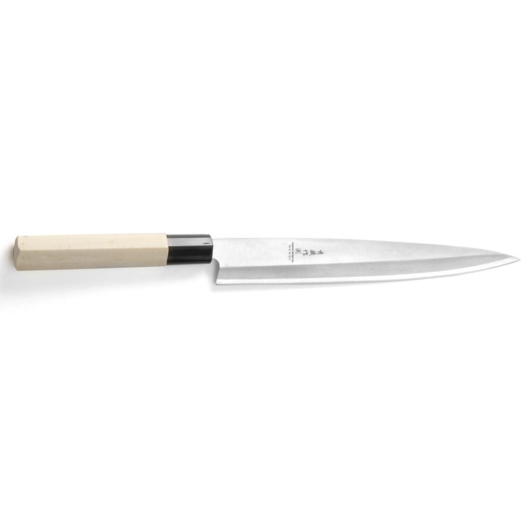 Nóż japoński SASHIMI z drewnianą rączką 240 mm – Hendi 845042