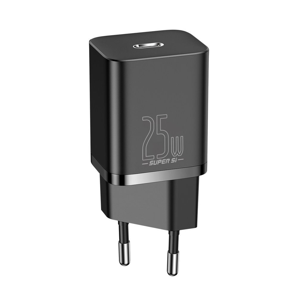 Super szybka ładowarka USB-C 25W Power Delivery Quick Charge – czarny