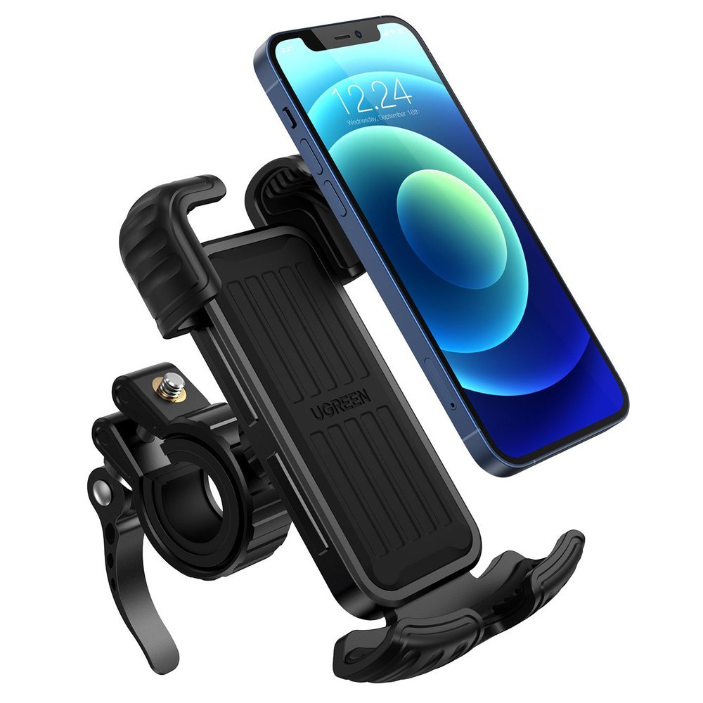 Uchwyt na telefon na rower motocykl kierownicę uniwersalny czarny Uchwyt na telefon na rower motocykl kierownicę uniwersalny czarny
