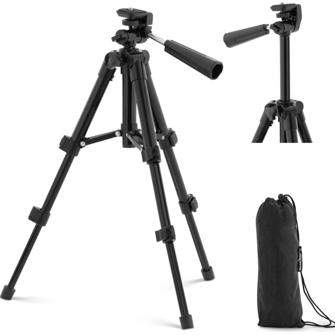 Statyw tripod do lasera krzyżowego aparatu 27.5-47.5 cm gwint 1/4”