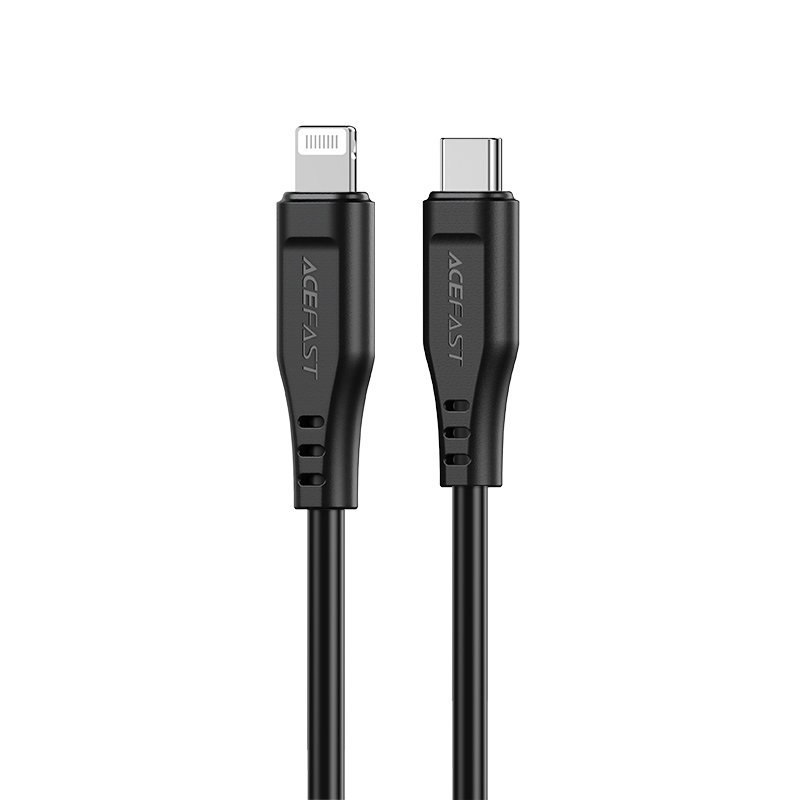 Kabel przewód do iPhone MFI USB-C – Lightning 30W 3A 1.2m czarny Kabel przewód do iPhone MFI USB-C – Lightning 30W 3A 1.2m czarny