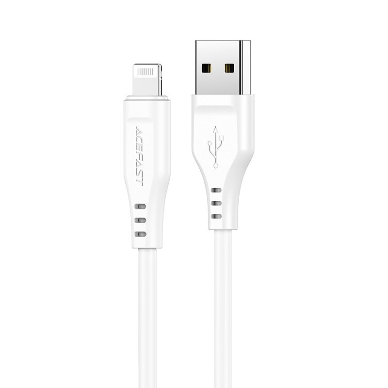 Kabel przewód do iPhone MFI USB – Lightning 2.4A 1.2m biały Kabel przewód do iPhone MFI USB – Lightning 2.4A 1.2m biały