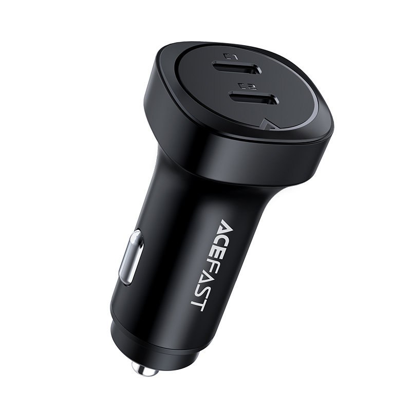 Ładowarka samochodowa 72W 2x USB-C Power Delivery QC 3.0 czarny Ładowarka samochodowa 72W 2x USB-C Power Delivery QC 3.0 czarny
