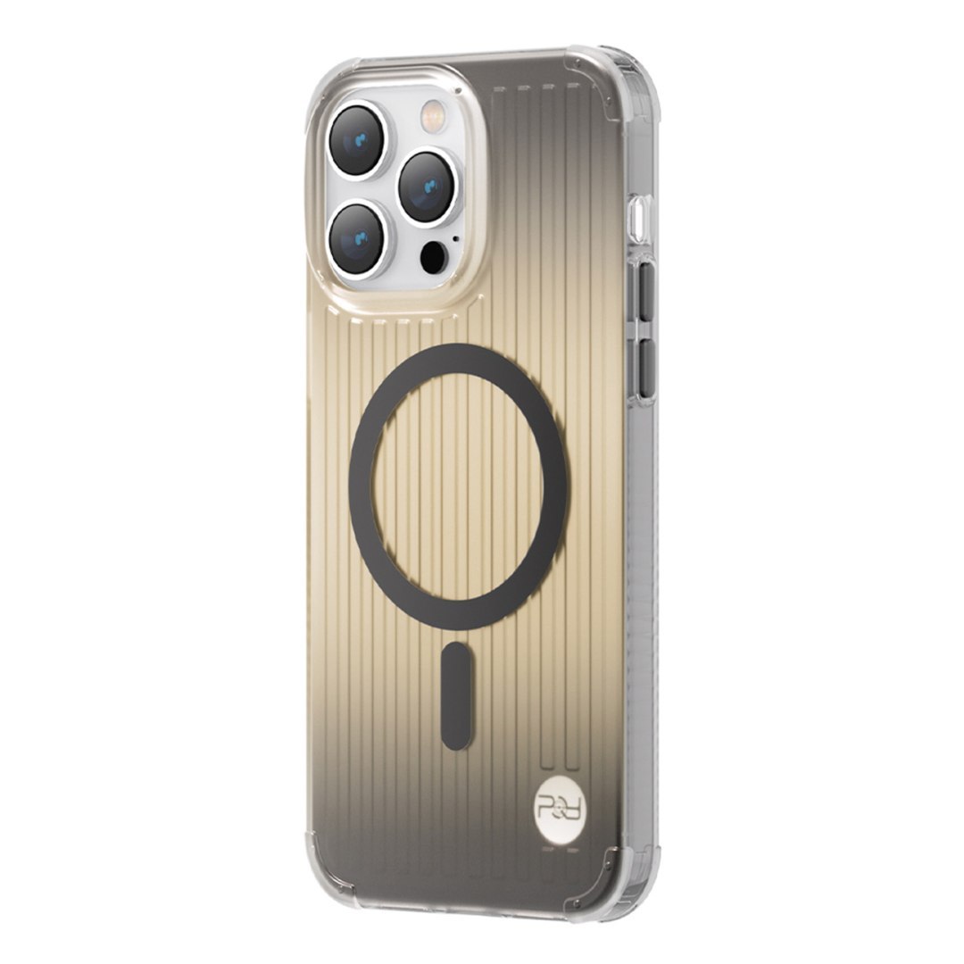 Magnetyczne etui iPhone 14 Plus MagSafe PQY Go Out Series czarne Magnetyczne etui iPhone 14 Plus MagSafe PQY Go Out Series czarne