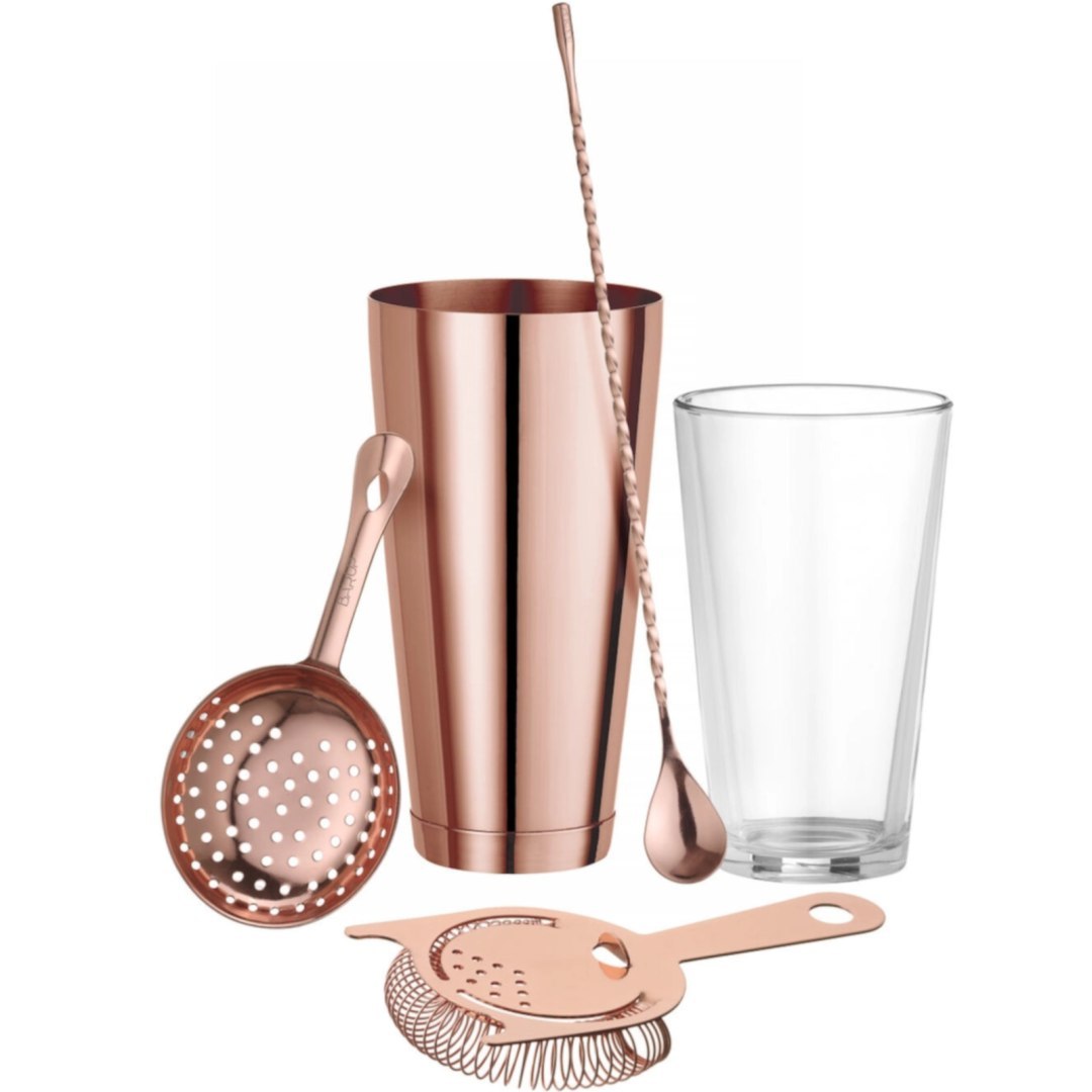 Łyżka barmańska do drinków koktajli długa 385 x 35 mm – miedziana Łyżka barmańska do drinków koktajli długa 385 x 35 mm – miedziana
