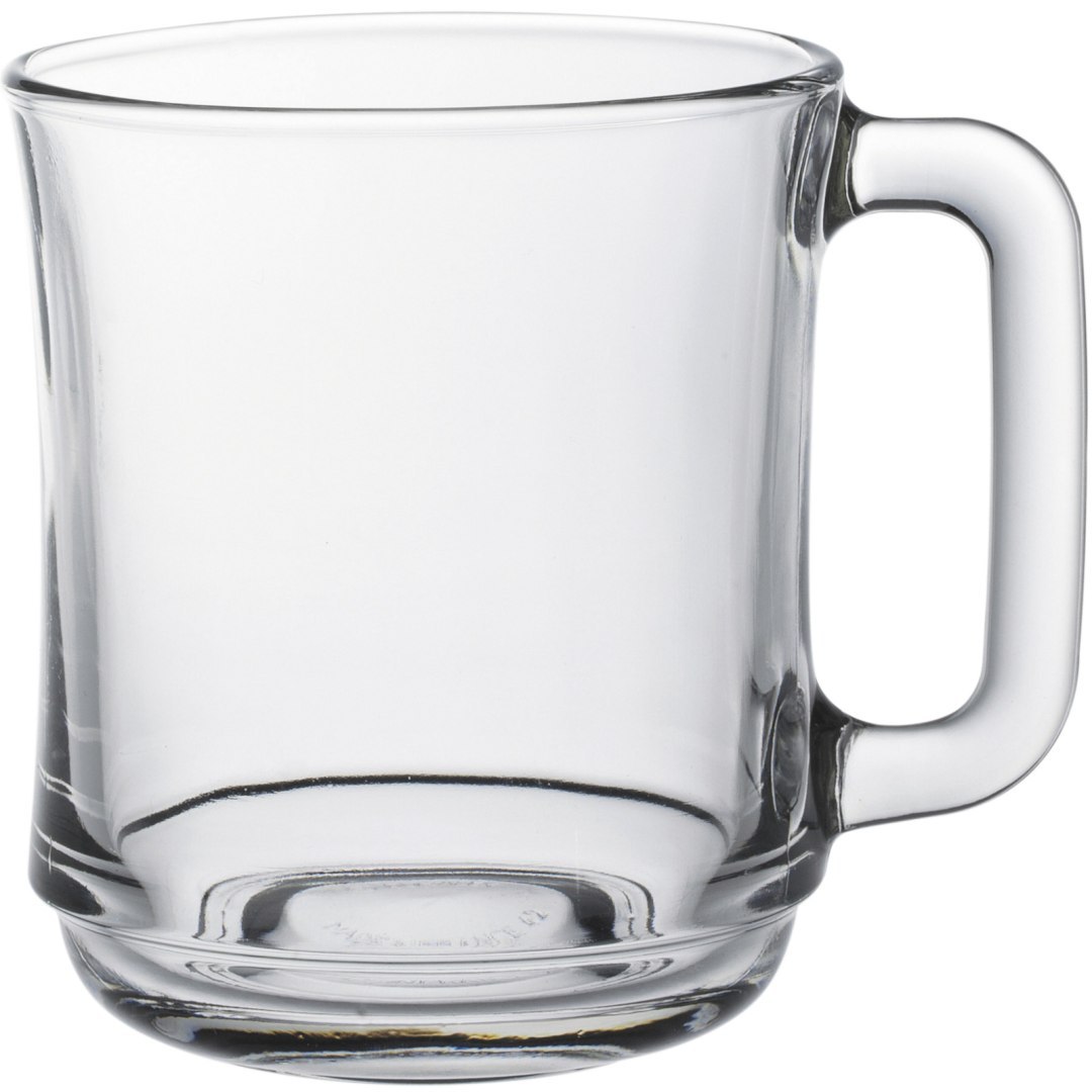 Szklanka z uchem Duralex LYS 250 ml transparentna – zestaw 6 szt.