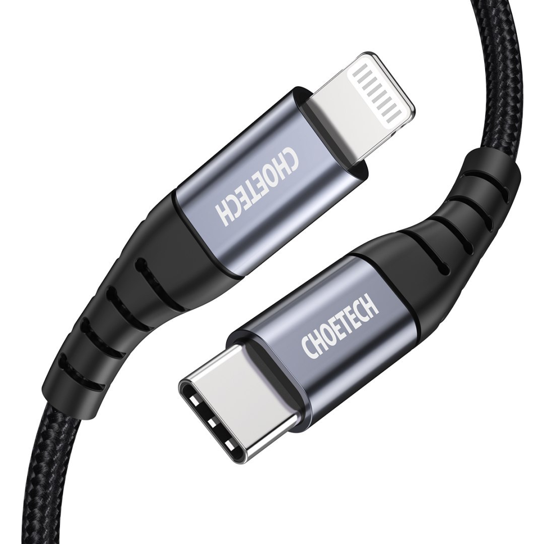 Kabel przewód do iPhone MFi USB-C – Lightning 480Mb/s 3A 2m czarny Kabel przewód do iPhone MFi USB-C – Lightning 480Mb/s 3A 2m czarny
