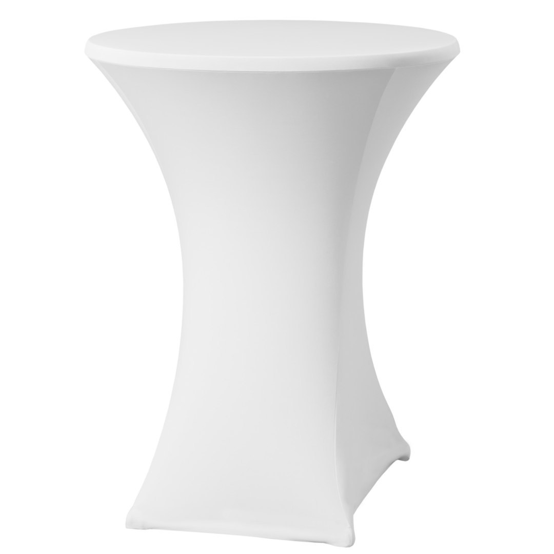 Obrus okrągły bez prasowania śr. 80cm tkanina Jersey biały – Hendi 813157 Obrus okrągły bez prasowania śr. 80cm tkanina Jersey biały – Hendi 813157