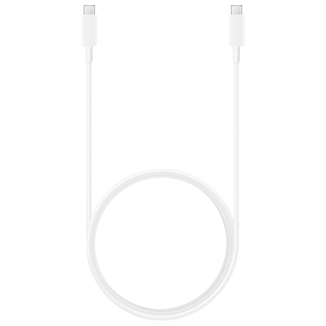 Kabel przewód USB-C – USB-C 5A 480Mb/s 1.8m biały