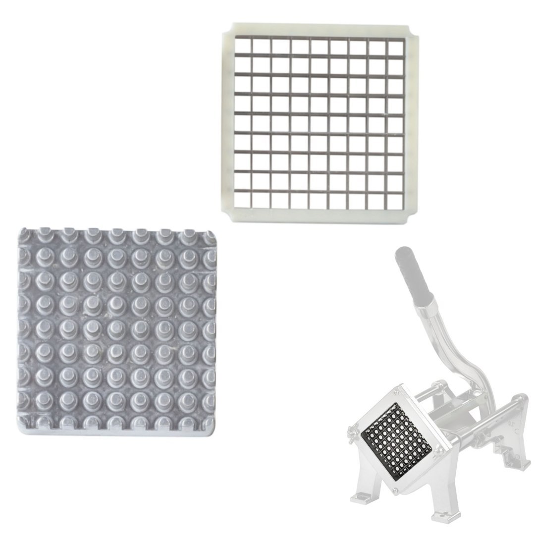 Kratka z praską do krajalnicy ręcznej do frytek 10×10 mm Kratka z praską do krajalnicy ręcznej do frytek 10×10 mm