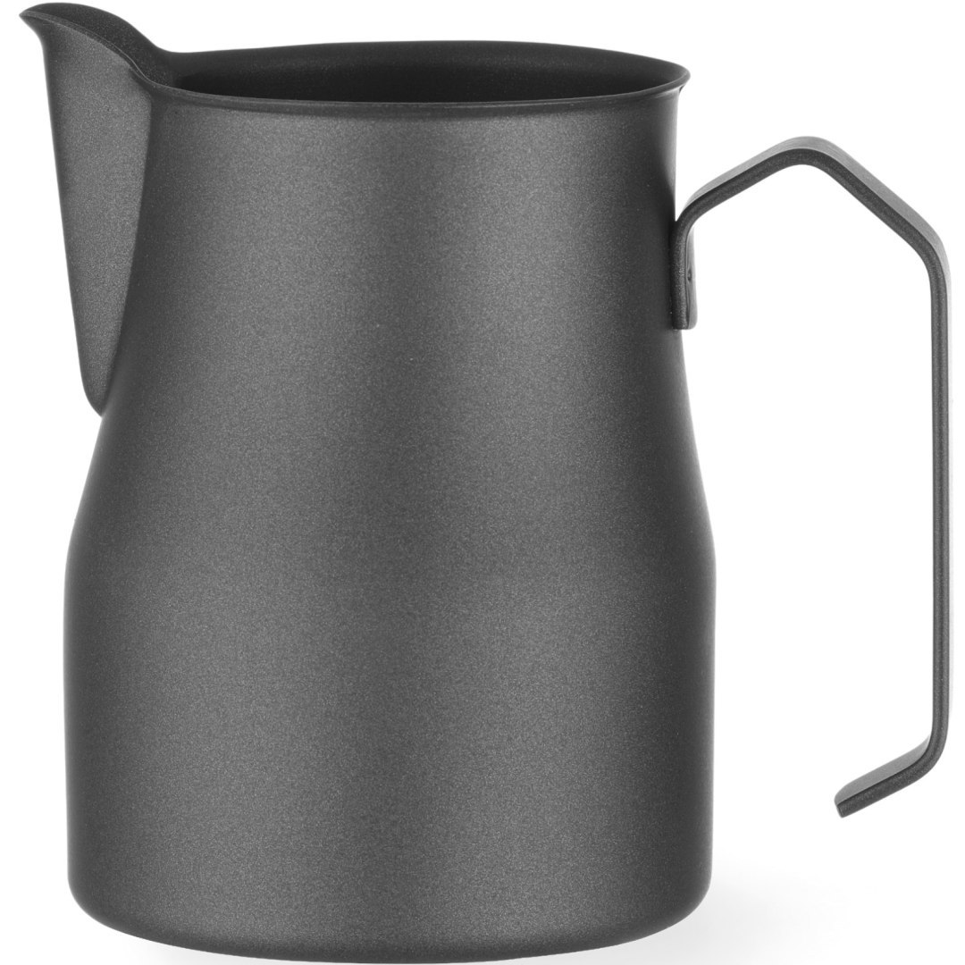 Dzbanek do spieniania mleka do kawy latte cappuccino 0.7 l czarny – Hendi 451045 Dzbanek do spieniania mleka do kawy latte cappuccino 0.7 l czarny – Hendi 451045