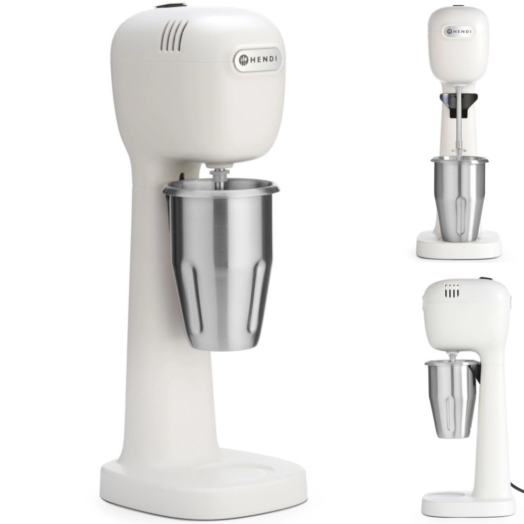 Shaker spieniacz do koktajli mlecznych 400 W biały – Hendi 221617 Shaker spieniacz do koktajli mlecznych 400 W biały – Hendi 221617