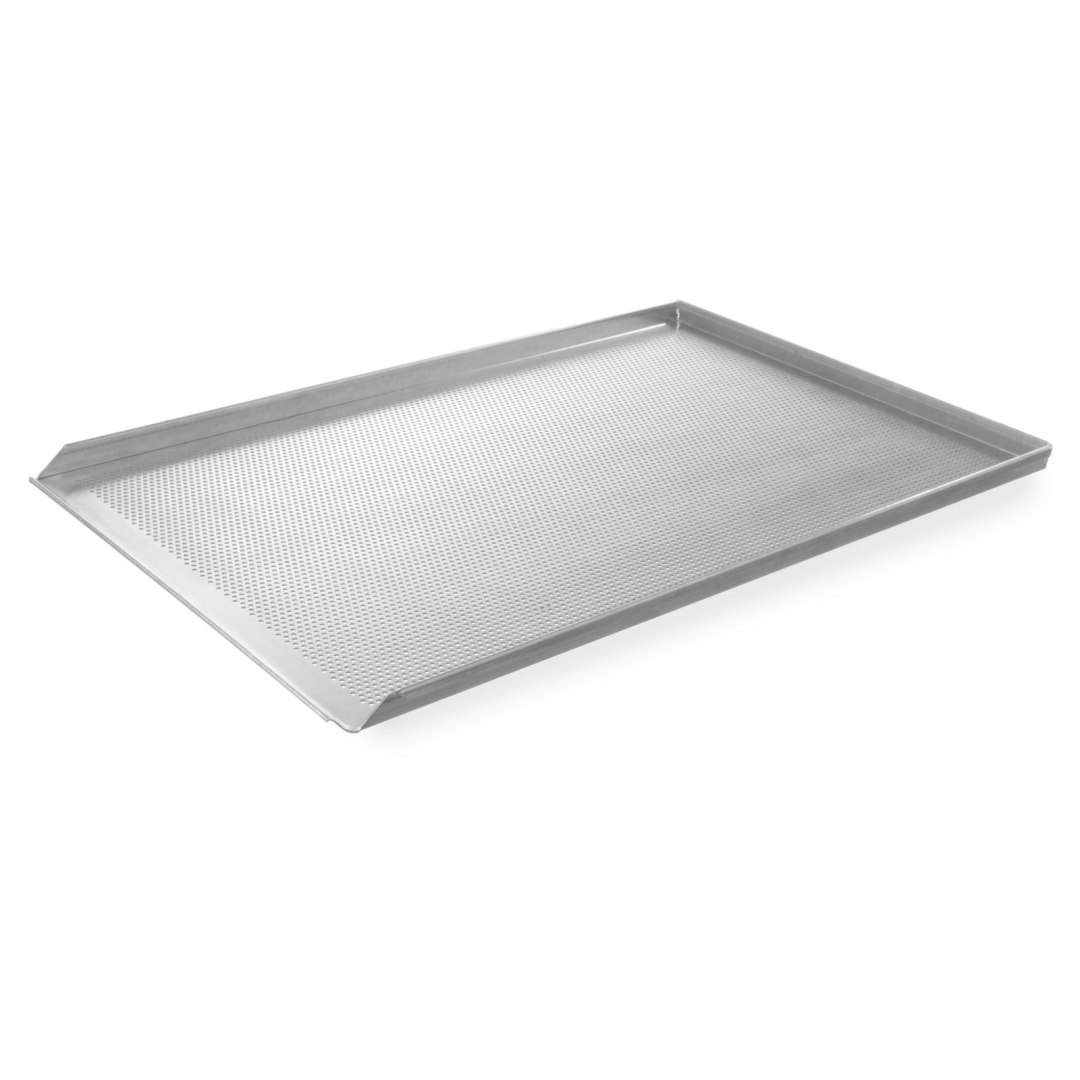 Blacha piekarnicza cukiernicza perforowana wypiekowa 60x40cm 3 ranty – Hendi 808214 Blacha piekarnicza cukiernicza perforowana wypiekowa 60x40cm 3 ranty – Hendi 808214