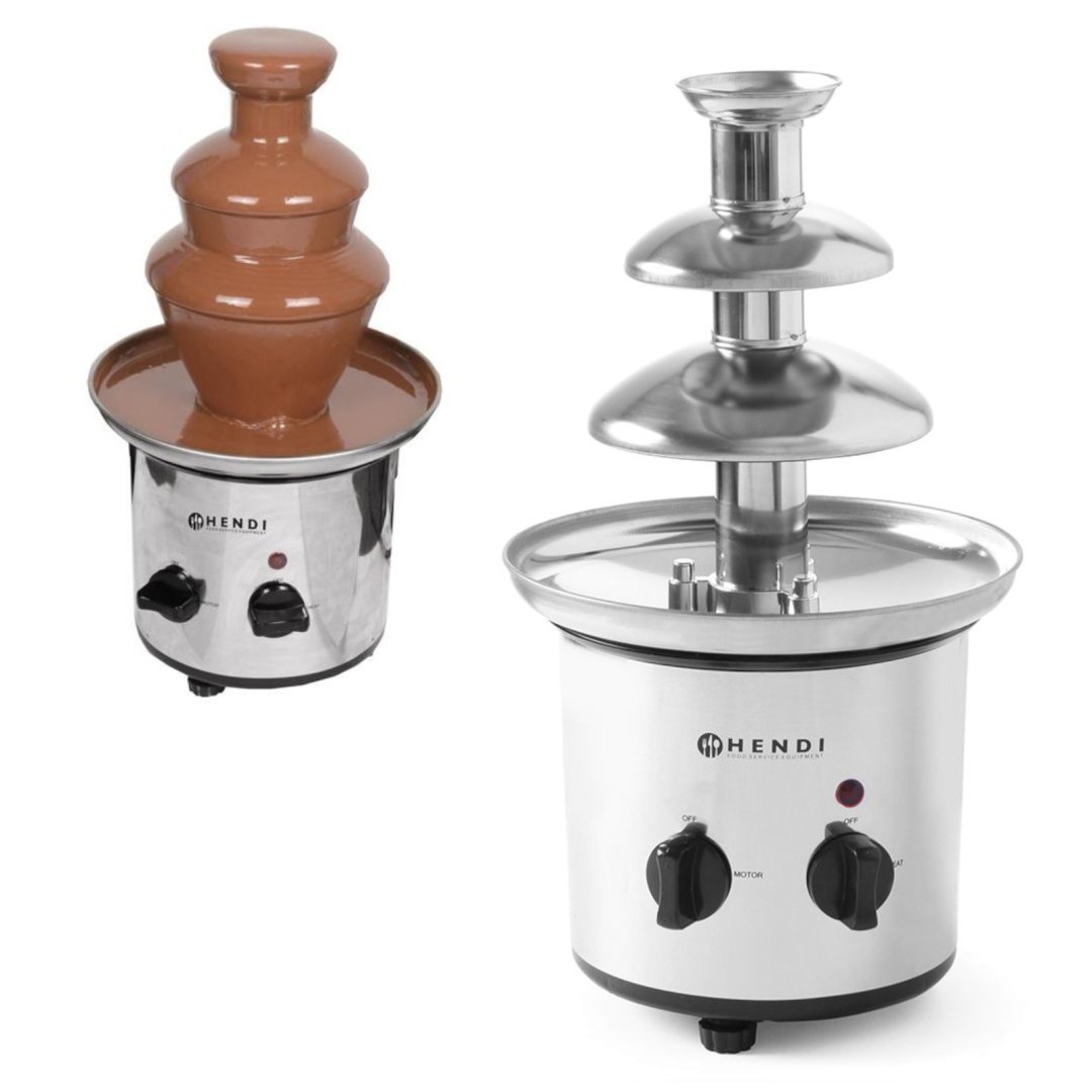 Czekoladowa fontanna do czekoladowego fondue stalowa 170W – Hendi 274101 Czekoladowa fontanna do czekoladowego fondue stalowa 170W – Hendi 274101
