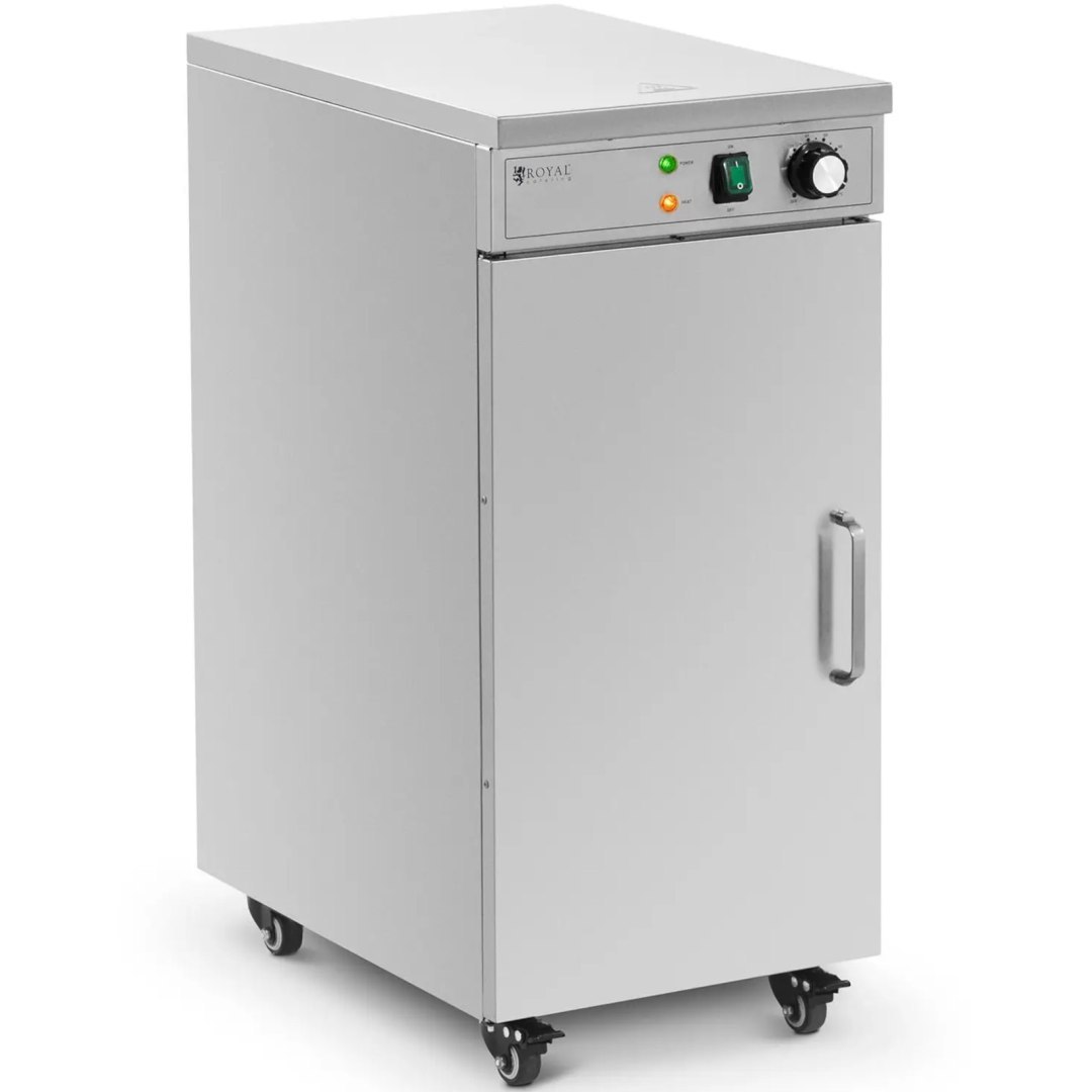 Podgrzewacz do talerzy szafa grzewcza na kółkach do 60 talerzy o śr. 29 cm 600 W Podgrzewacz do talerzy szafa grzewcza na kółkach do 60 talerzy o śr. 29 cm 600 W