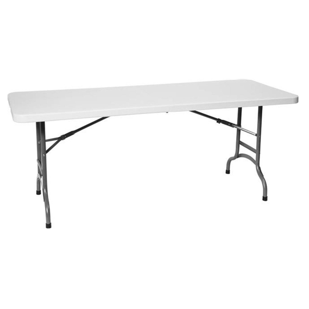 Stół cateringowy składany biały 183x75cm do 150kg – Hendi 810910 Stół cateringowy składany biały 183x75cm do 150kg – Hendi 810910