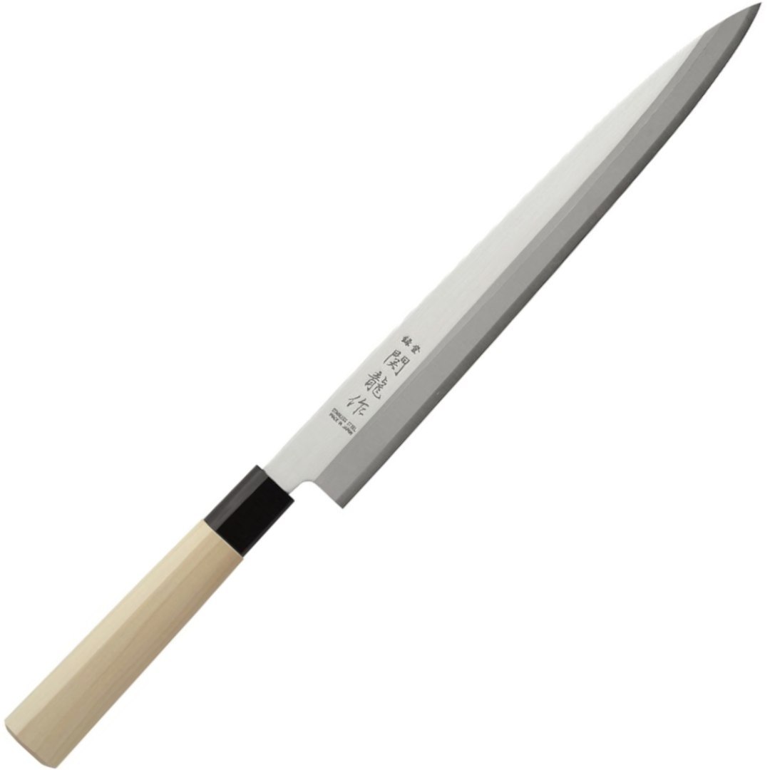 Nóż japoński SASHIMI z drewnianą rączką 270/405 mm Nóż japoński SASHIMI z drewnianą rączką 270/405 mm