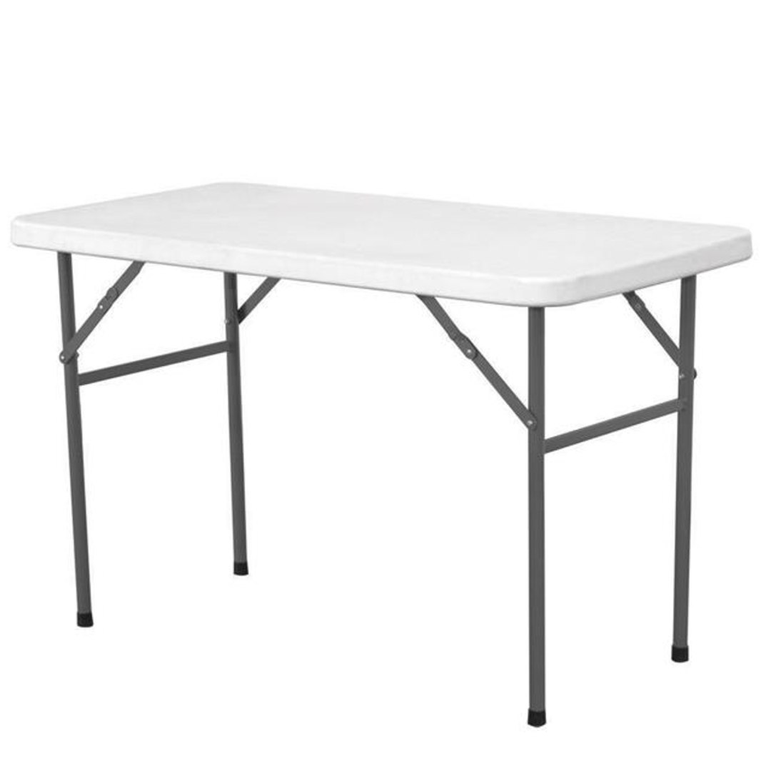 Stół cateringowy składany biały 122x61cm do 130kg – Hendi 810934 Stół cateringowy składany biały 122x61cm do 130kg – Hendi 810934