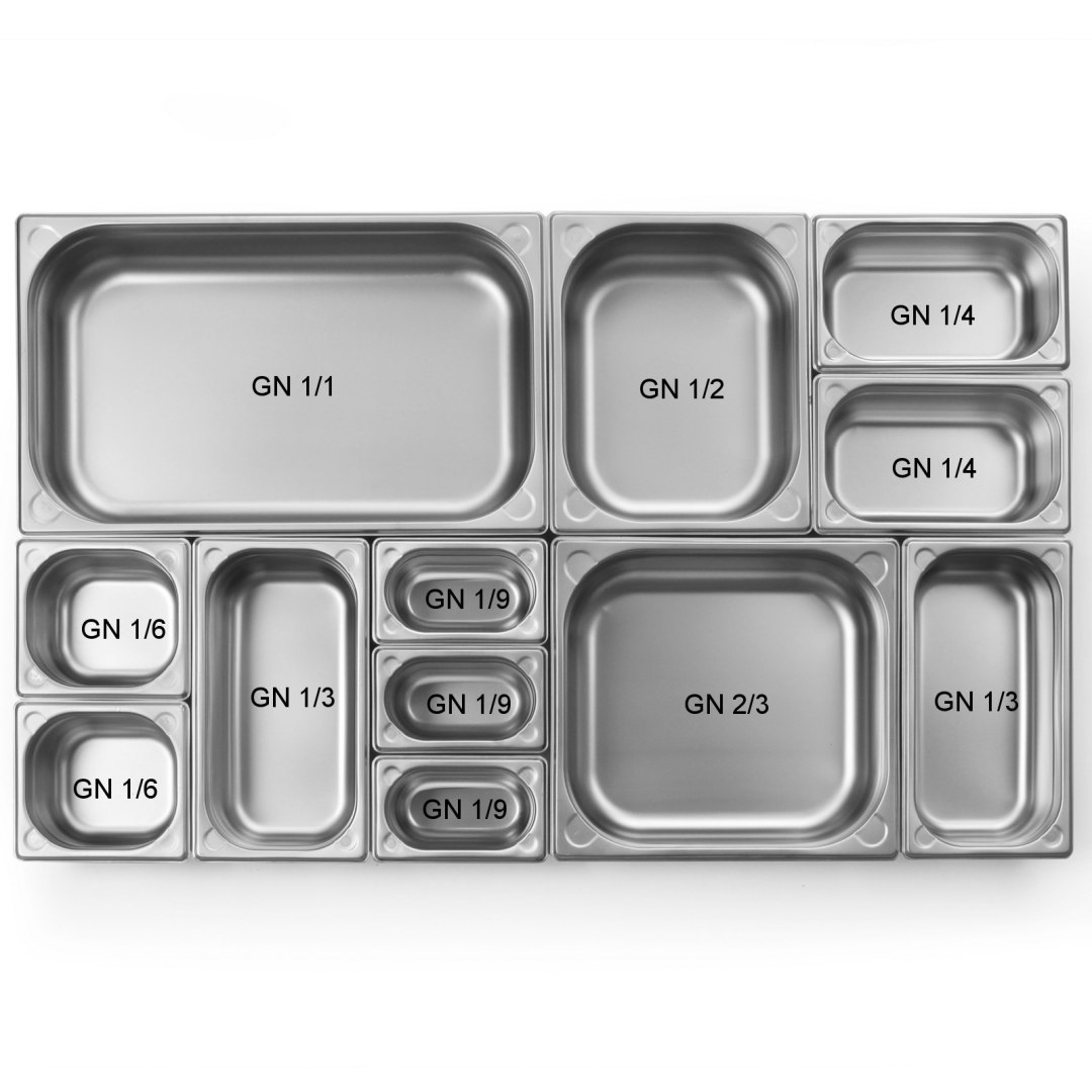 Pokrywka stalowa do GN Kitchen Line z wycięciem na chochlę GN 1/4 – Hendi 806951 Pokrywka stalowa do GN Kitchen Line z wycięciem na chochlę GN 1/4 – Hendi 806951