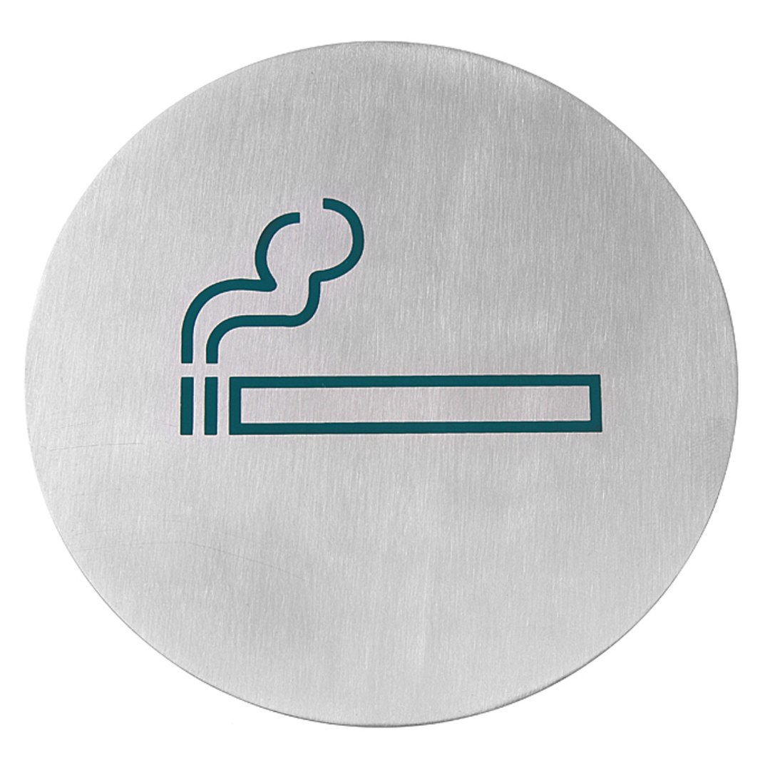 Tabliczka informacyjna samoprzylepna DLA PALĄCYCH stal nierdzewna śr. 160mm – Hendi 663820 Tabliczka informacyjna samoprzylepna DLA PALĄCYCH stal nierdzewna śr. 160mm – Hendi 663820
