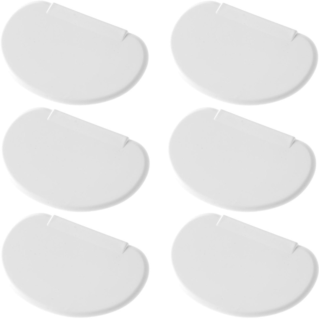 Skrobka cukiernicza do ciasta PÓŁOKRĄGŁA 104x74mm – ZESTAW 6szt. – HENDI 554142