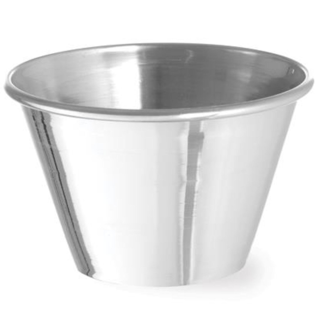 Miseczka ramekin naczynie do sosów dipów ze stali nierdzewnej śr. 62 mm 12 szt. 70 ml – Hendi 400029