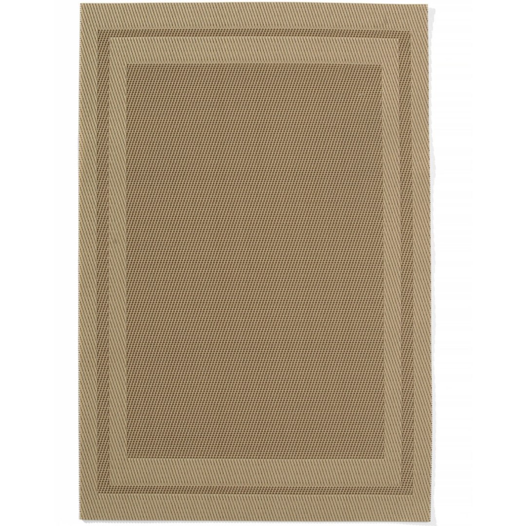 Podkładka mata podstawka na stół ramka 45x30cm beżowa – ZESTAW 6szt.