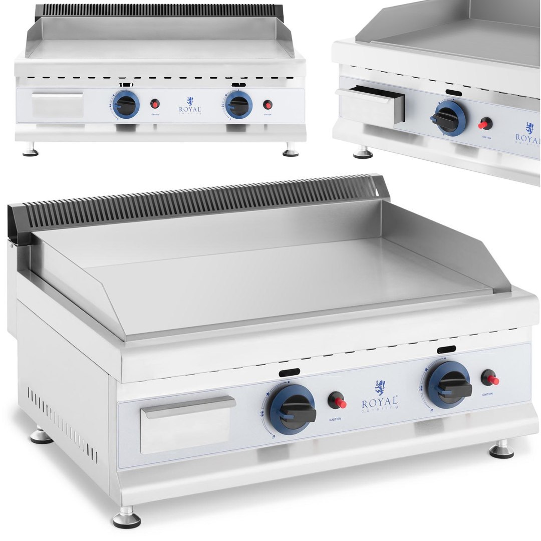 Grill gazowy podwójny gładki nastawny nierdzewny na gaz ziemny 2x 3.1 kW 0.02 bar 60 x 40 cm Grill gazowy podwójny gładki nastawny nierdzewny na gaz ziemny 2x 3.1 kW 0.02 bar 60 x 40 cm