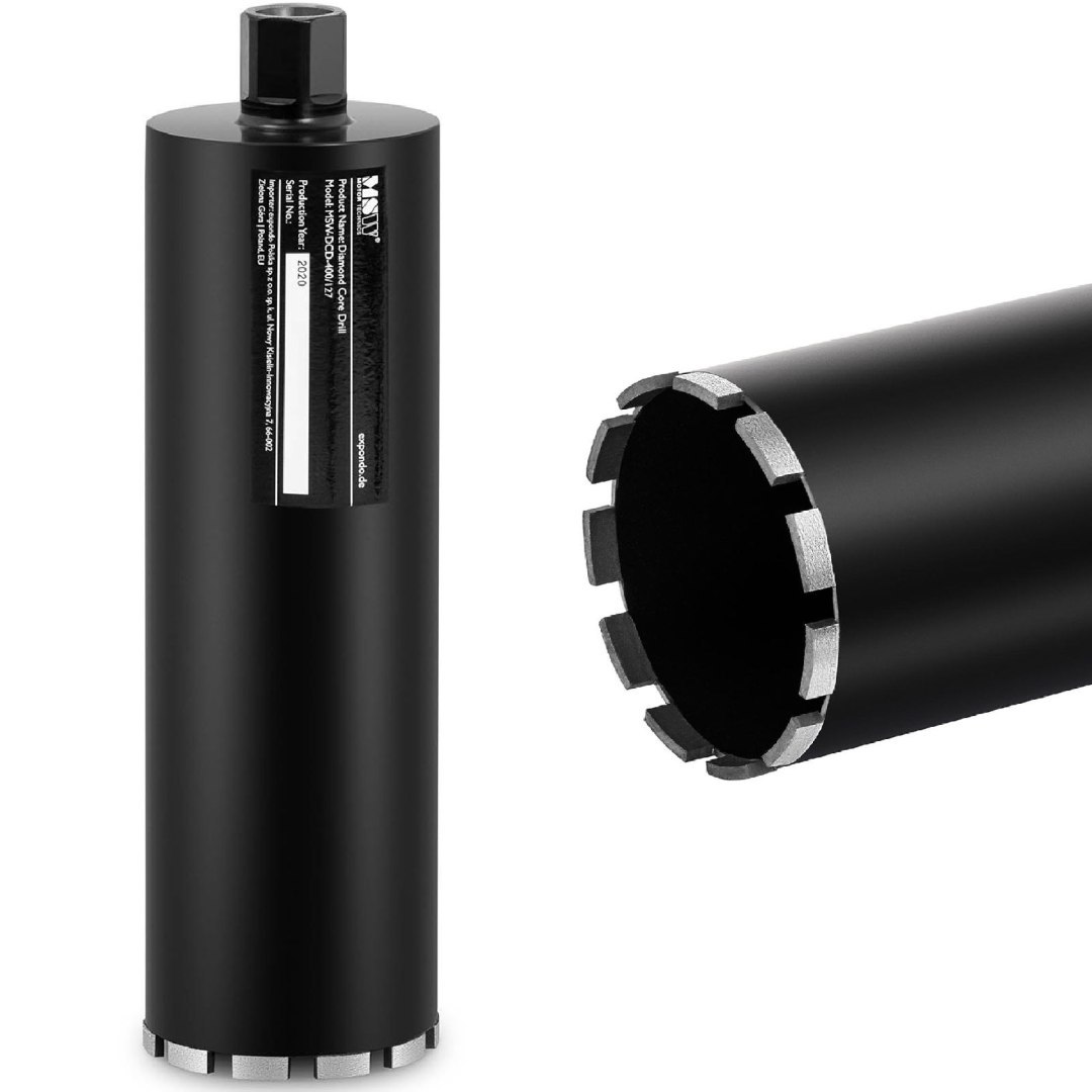 Wiertło diamentowe koronowe do betonu kamienia G1 dł. 400 mm śr. 127 mm Wiertło diamentowe koronowe do betonu kamienia G1 dł. 400 mm śr. 127 mm