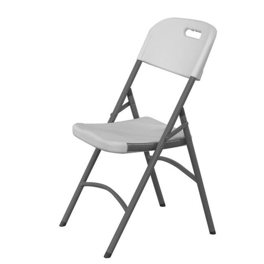 Krzesło cateringowe składane białe do 180kg – Hendi 810965 Krzesło cateringowe składane białe do 180kg – Hendi 810965
