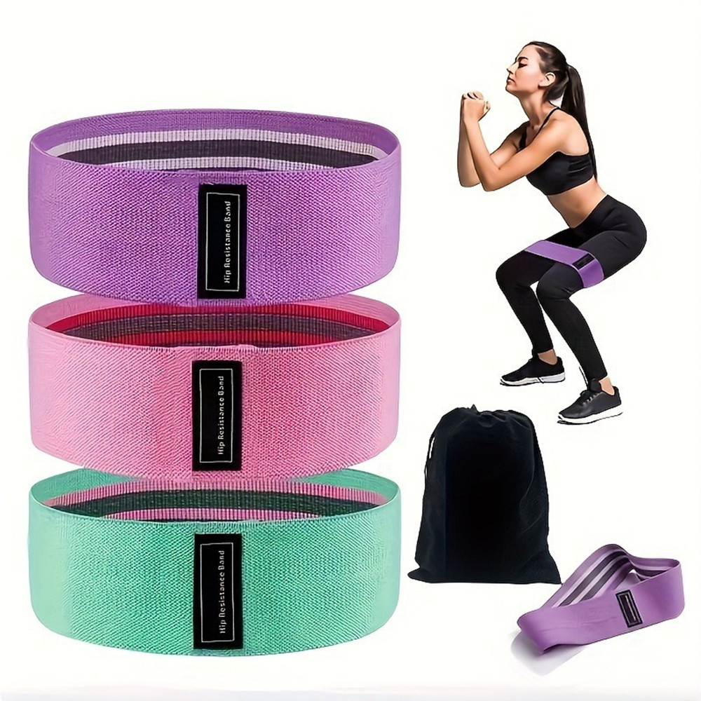 Zestaw 3 gum oporowych do ćwiczeń fitness, domowa siłownia Zestaw 3 gum oporowych do ćwiczeń fitness, domowa siłownia