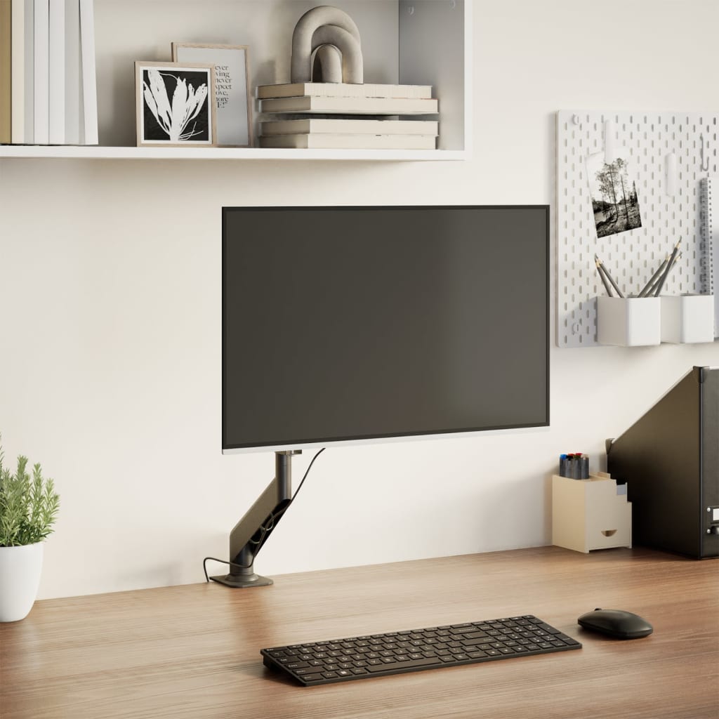 Uchwyt na monitor pojedynczy do 27 cali, gazowy