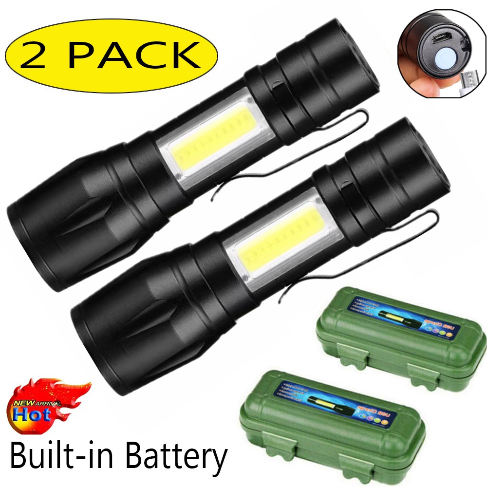 Lampa LED teleskopowa USB, 2 sztuki, do pracy, camping Lampa LED teleskopowa USB, 2 sztuki, do pracy, camping