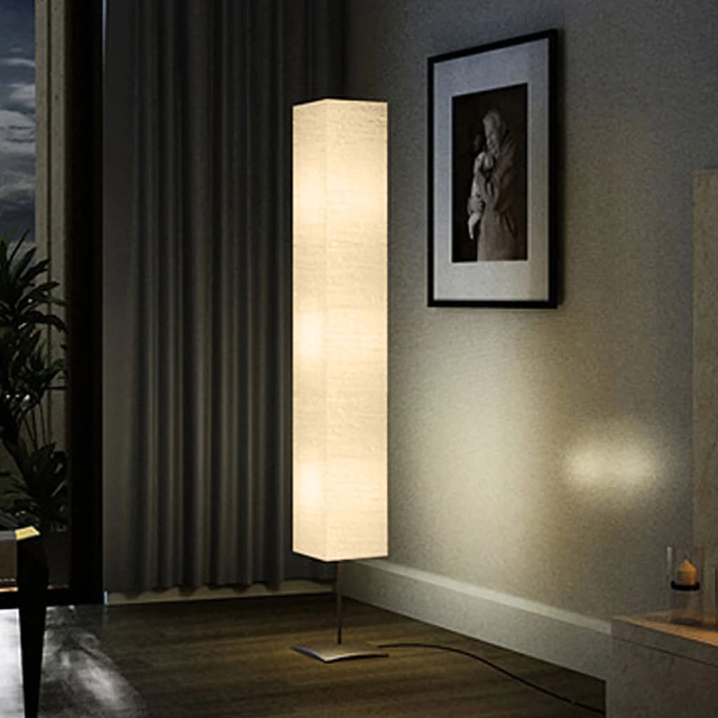lampa podłogowa stalowa 135 cm z regulacją wysokości