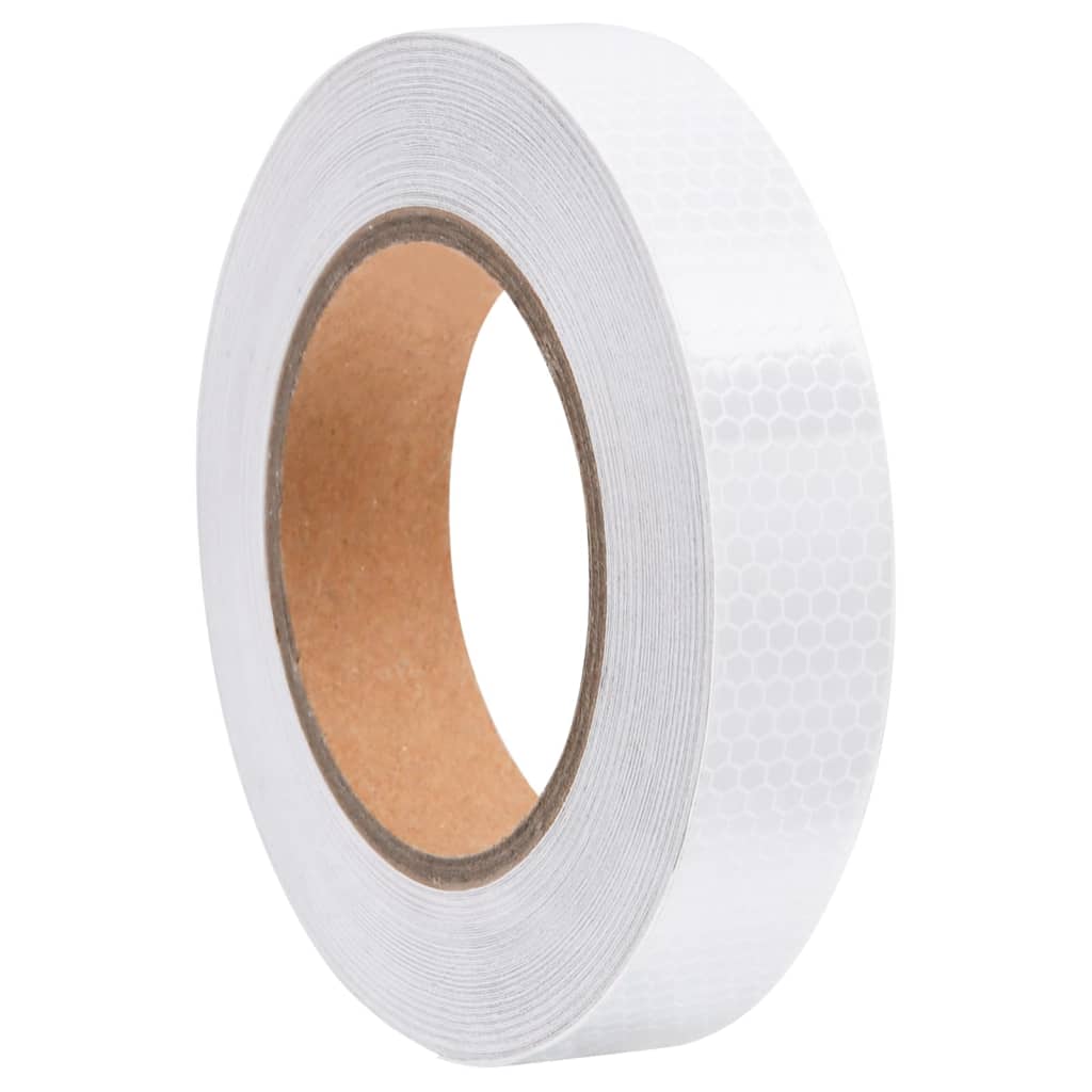 taśma odblaskowa 2.5 cm x 20 m PVC biała taśma odblaskowa 2.5 cm x 20 m PVC biała