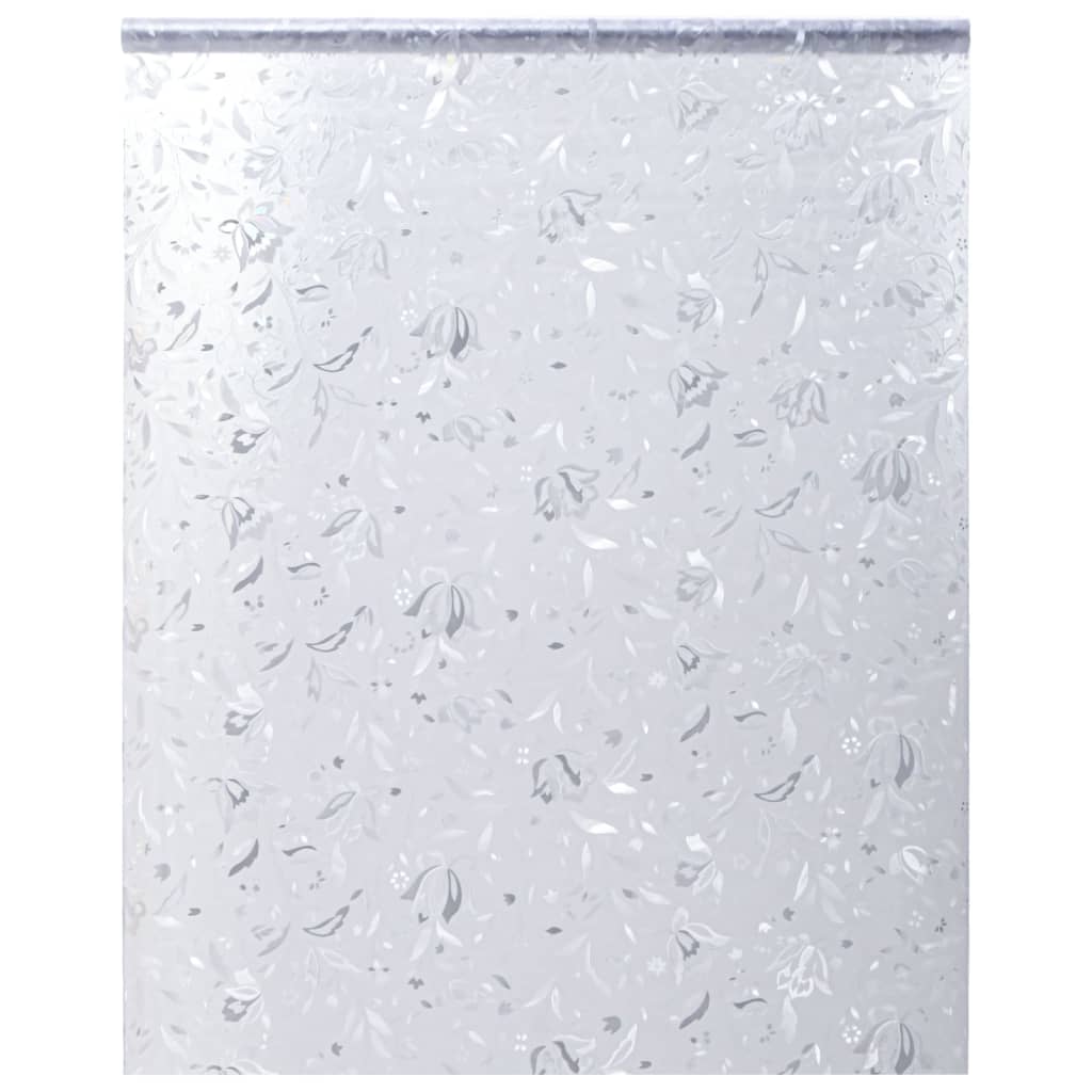 Folia okienna matowa kwiatowa PVC 90 cm x 5 m